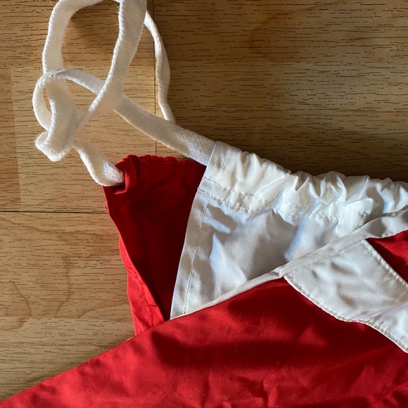 Red and off white cowl neck Nike pullover - Picture 5 of 12